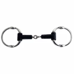 Intrepid Horse Bits Coronet Jointed Rubber Mouth Gag Bit