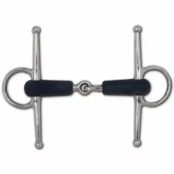 Toklat Originals Toklat Soft Rubber Mouth Snaffle Full Cheek Horse Bits