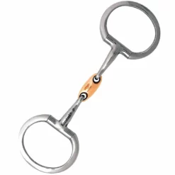 Weatherbeeta Horse Bits JP Korsteel Stainless Steel Copper Oval Link Eggbutt Snaffle Bit