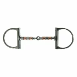 Intrepid Horse Bits Coronet Copper And Steel Roller Dee Snaffle Bit