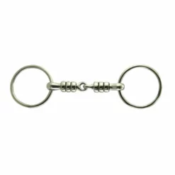 Intrepid Horse Bits Coronet Loose Ring Cherry Roller Snaffle Bit