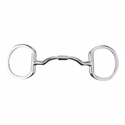 Toklat Originals Toklat Myler Eggbutt Without Hooks With Wide Ported Barrel Snaffle MB 33WL Horse Bits