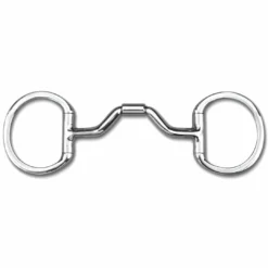 Toklat Originals Horse Bits Myler Eggbutt Without Hooks With Stainless Steel Ported Barrel Snaffle MB 33