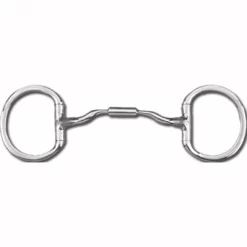 Toklat Originals Horse Bits Toklat Myler Eggbutt Without Hooks With Stainless Steel Low Port Comfort Snaffle MB 04