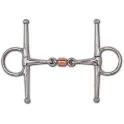 Toklat Originals Toklat Full Cheek Copper Roller Snaffle Bit Horse Bits