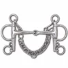 Toklat Originals Toklat Stainless Steel Snaffle Eggbutt Pelham - 4 3/4" Cheek Horse Bits