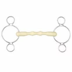 English Riding Supply Happy Mouth 2-Ring Shaped Mullen Mouth Pessoa Gag