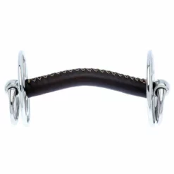 Partrade Horse Bits Metalab John Whitaker Leather Coated Gag
