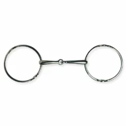 Partrade Metalab Single Joint Loose Ring Gag Bit