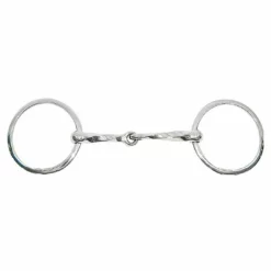 Partrade Metalab Sharp Twisted Loose Ring Snaffle Bit Horse Bits