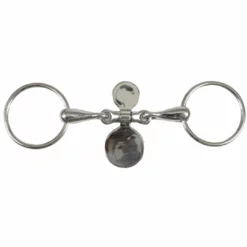 Jacks Mfg Butterfly Spoon Ring Snaffle Bit Horse Bits