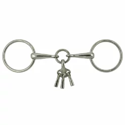 Jacks Mfg Horse Bits Player Ring Snaffle Bit