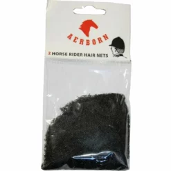 English Riding Supply Aerborn Double Thick Hair Nets Equestrian Accessories