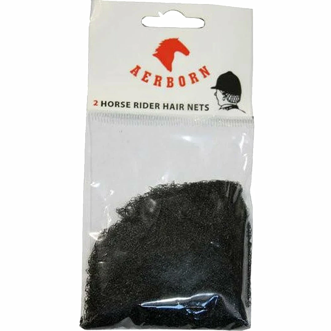Hot Sale ๐ English Riding Supply Aerborn Double Thick Hair Nets Equestrian Accessories โค๏ธ 4 English Riding Supply Aerborn Double Thick Hair Nets Equestrian Accessories