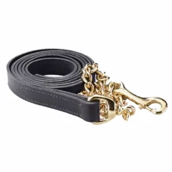 Perri's Leather Perri's 1" Leather Lead With Chain