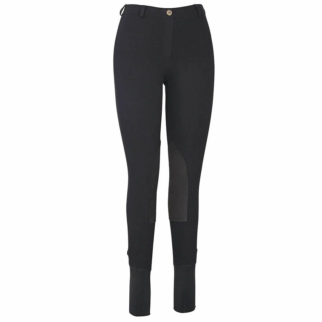 Wholesale π JPC Equestrian TuffRider Ladies Cotton Lowrise Pull-On Knee Patch Breeches π 5 JPC Equestrian TuffRider Ladies Cotton Lowrise Pull-On Knee Patch Breeches