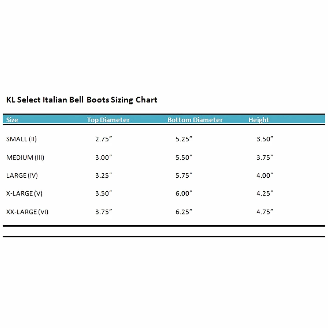 Best deal 🎁 KL Select Italian Bell 🥾 Boots Horse 🥾 Boots & Wraps 🥰 6 KL Select Italian Bell Boots Horse Boots & Wraps