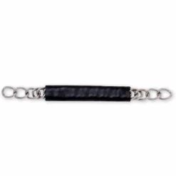 Partrade Horse Bits Metalab Single Curb Chain With Leather Cover