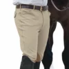 English Riding Supply Ovation EuroWeave Front Zip 4-Pocket Knee Patch Men's Breeches