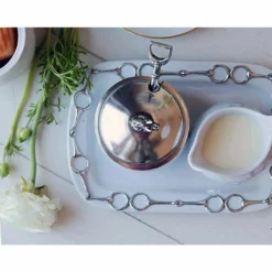 Equestrian Decor Arthur Court Sugar & Creamer Set