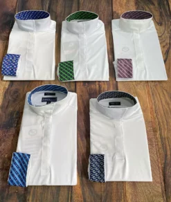 Brand new β€οΈ Essex Classics Ladies "Spurs & Straps" Talent Yarn Wrap Collar Long Sleeve Show π Shirt Show π Shirts π 12 Essex Classics Ladies