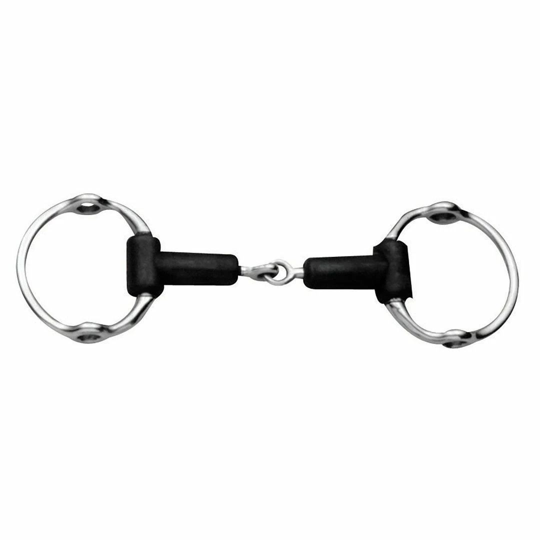 Cheap ✨ Weatherbeeta Korsteel Soft Rubber Mouth Gag Bit Horse Bits 😍 3 Weatherbeeta Korsteel Soft Rubber Mouth Gag Bit Horse Bits