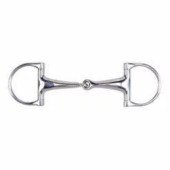Weatherbeeta Horse Bits Korsteel Stainless Steel Featherweight Dee Ring Snaffle Bit