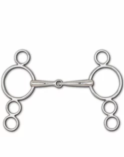 Toklat Originals Snaffle 4-Ring Continental Gag Horse Bits