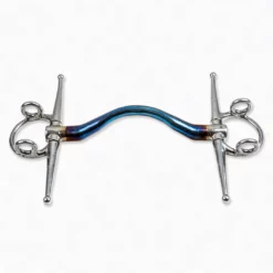 Equine Industries Trust Sweet Iron Full Cheek Gag Medium Port Horse Bits