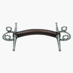 Equine Industries Trust Full Cheek Leather Gag Bit Horse Bits