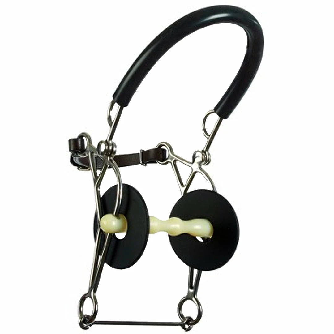 Outlet 🥰 English Riding Supply Happy Mouth Shaped Mullen Mouth Hackamore Bit ✨ 3 English Riding Supply Happy Mouth Shaped Mullen Mouth Hackamore Bit