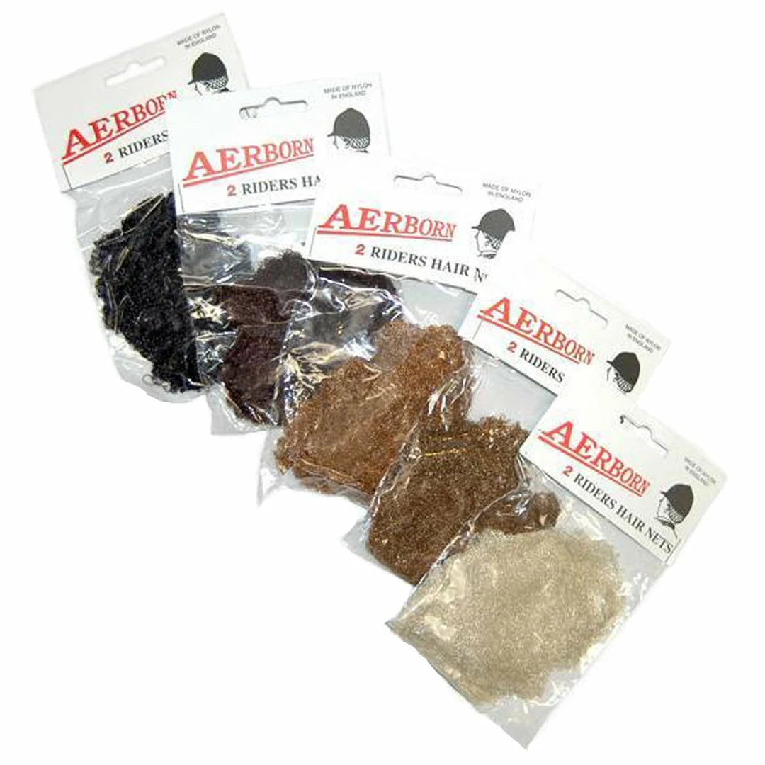 Hot Sale ๐ English Riding Supply Aerborn Double Thick Hair Nets Equestrian Accessories โค๏ธ 3 English Riding Supply Aerborn Double Thick Hair Nets Equestrian Accessories