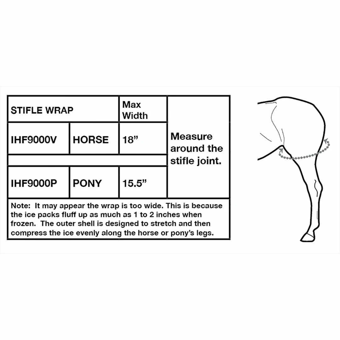 Best deal 👍 Ice Horse Stifle Wrap Therapeutic Horse 🥾 Boots & Wraps 🤩 4 Ice Horse Stifle Wrap Therapeutic Horse Boots & Wraps