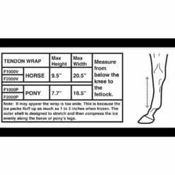 Therapeutic Horse Boots & Wraps Ice Horse Tendon Wrap