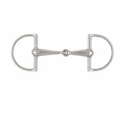Weatherbeeta Horse Bits Korsteel Stainless Steel Thick Hollow Mouth Hunter Dee Snaffle Bit