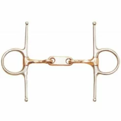 English Riding Supply Centaur Stainless Steel Dr Bristol Full Cheek With Twisted Copper Mouth Bit Horse Bits