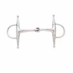 Weatherbeeta Korsteel Stainless Steel Jointed Short Full Cheek Snaffle Bit