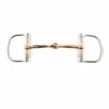 Weatherbeeta Korsteel Stainless Steel Copper Mouth Dee Ring Snaffle Bit Horse Bits