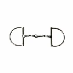 Weatherbeeta Korsteel Stainless Steel Corkscrew Dee Ring Snaffle Bit Horse Bits