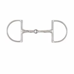 Weatherbeeta Korsteel Stainless Steel Slow Twist Hunter Dee Snaffle Bit