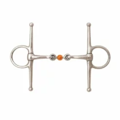 Weatherbeeta JP Korsteel Stainless Steel Copper Ball Link Full Cheek Snaffle Bit Horse Bits
