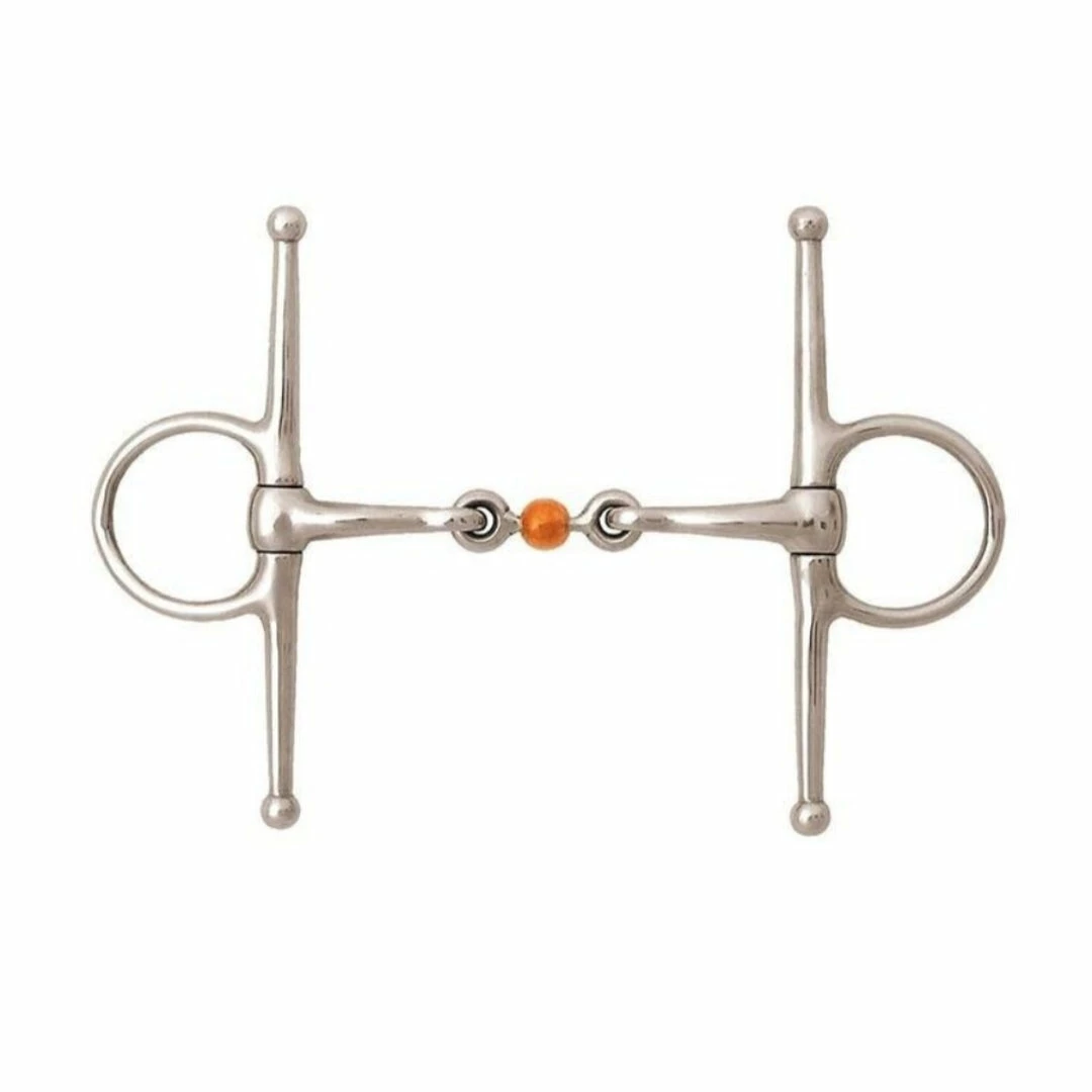 Brand new π Weatherbeeta JP Korsteel Stainless Steel Copper Ball Link Full Cheek Snaffle Bit Horse Bits π― 3 Weatherbeeta JP Korsteel Stainless Steel Copper Ball Link Full Cheek Snaffle Bit Horse Bits