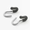 English Riding Supply Horse Bits Stainless Steel Rubber Covered Curb Hooks