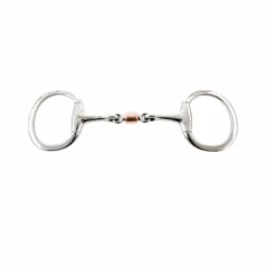 Weatherbeeta Korsteel Stainless Steel Copper Roller Mouth Eggbutt Snaffle Bit Horse Bits