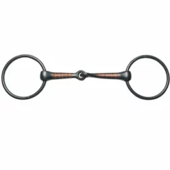 Weatherbeeta Horse Bits Korsteel Sweet Iron Copper Loose Ring Snaffle Bit