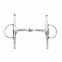 Weatherbeeta Horse Bits Korsteel Stainless Steel Corkscrew Mouth Full Cheek Snaffle Bit