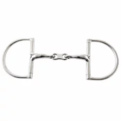 Weatherbeeta Horse Bits JP Korsteel Stainless Steel French Link Hunter Dee Ring Snaffle Bit