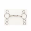 English Riding Supply Ovation Elite Solid Stainless Steel 3-Ring Gag Horse Bits