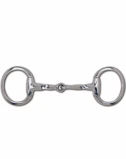 Toklat Originals Horse Bits Toklat 19mm Stainless Steel Slow Twist Snaffle Eggbutt Bit