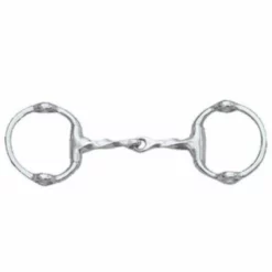 English Riding Supply Horse Bits Centaur Stainless Steel Cheltenham Twisted Mouth Eggbutt Gag Bit